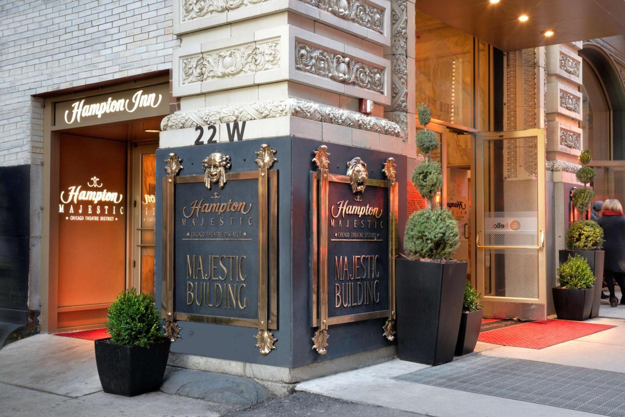 Hampton Inn Majestic Chicago Theatre District Exteriör bild