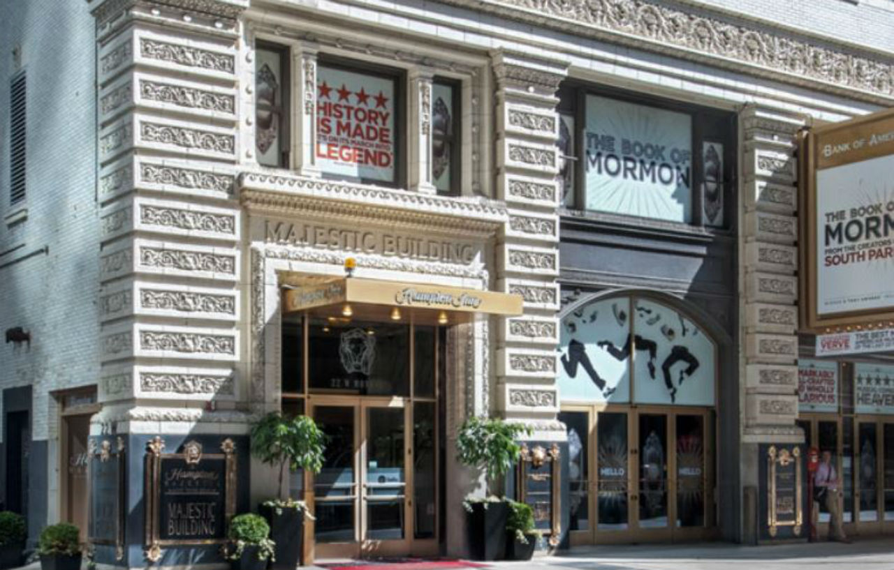 Hampton Inn Majestic Chicago Theatre District Exteriör bild